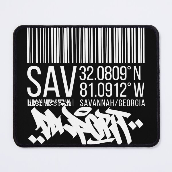 Item preview, Savannah, GA (white) designed and sold by ICYMI-DZNS.