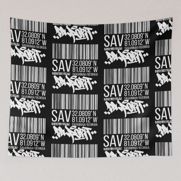 Item preview, Savannah, GA (white) designed and sold by ICYMI-DZNS.
