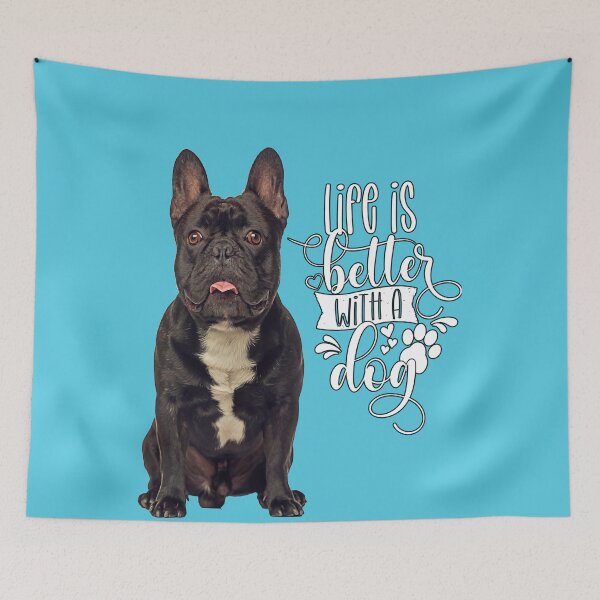 Item preview, French Bulldog Lover Life Is Better With A Dog designed and sold by fantasticdesign.