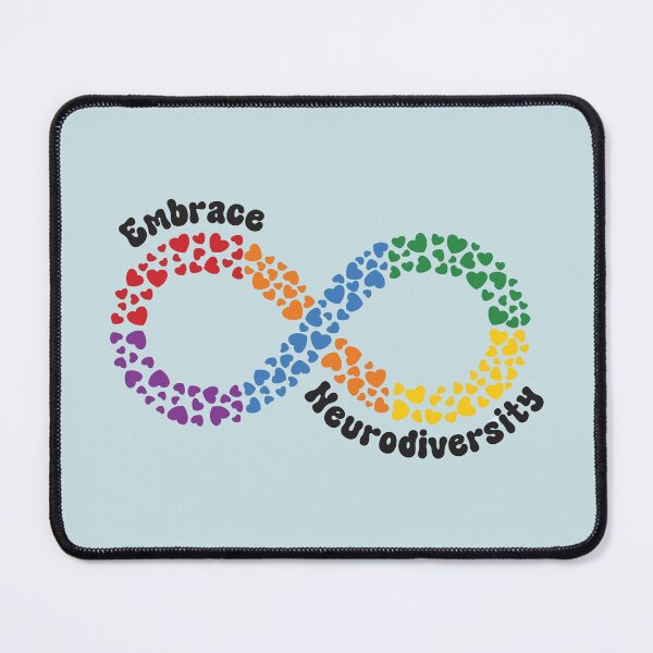 Item preview, Embrace Neurodiversity Autism Awareness Autism Spectrum ASD ADHD Infinity designed and sold by stickersworld31.