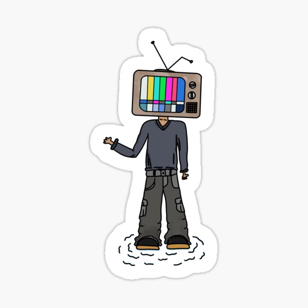 Glitching Tv-head by SarebearDraws