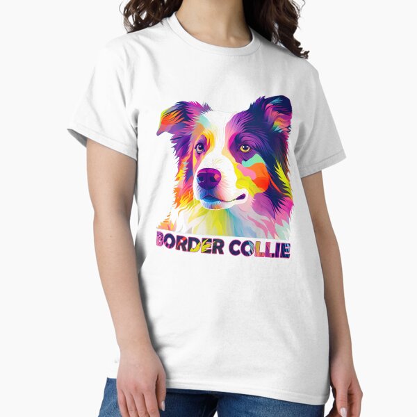 Vista previa del artículo con la obra «Collie de frontera - Arte pop», diseñado y vendido por BC-Artworks.