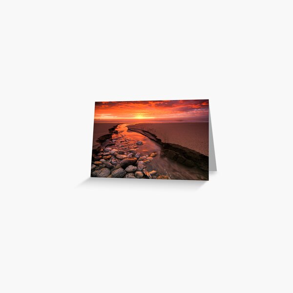 There's Gold in That There River Greeting Card