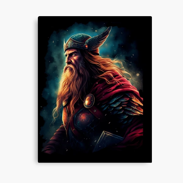 Thor Norse God of Thunder Poster for Sale by EddiesThreads