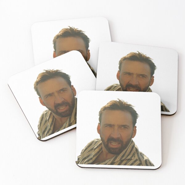 Item preview, Nicolas Cage driving meme stickers designed and sold by TinyTheGremlin.
