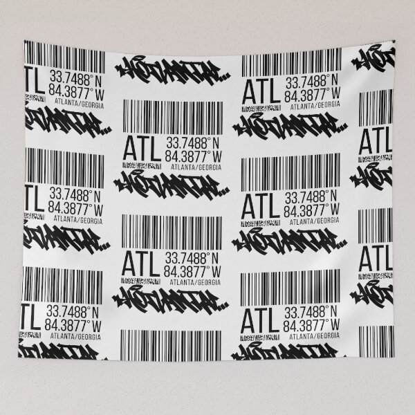 Item preview, Atlanta, GA (black) designed and sold by ICYMI-DZNS.