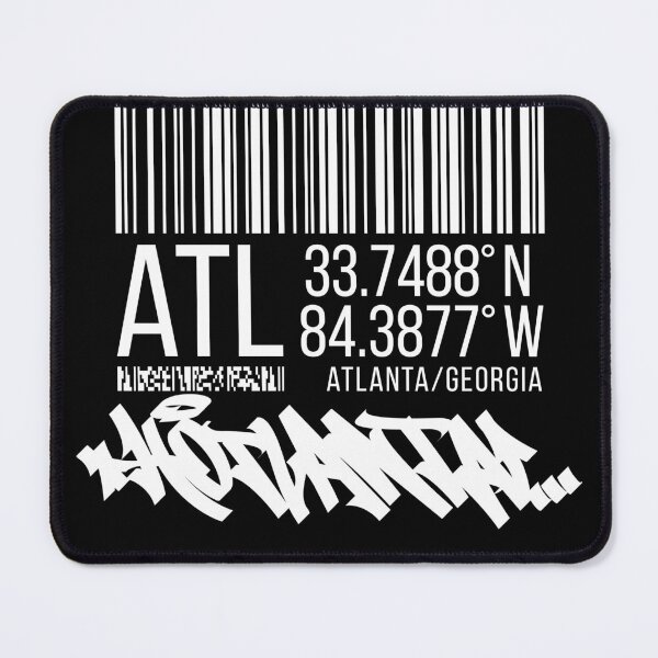 Item preview, Atlanta, GA (white) designed and sold by ICYMI-DZNS.
