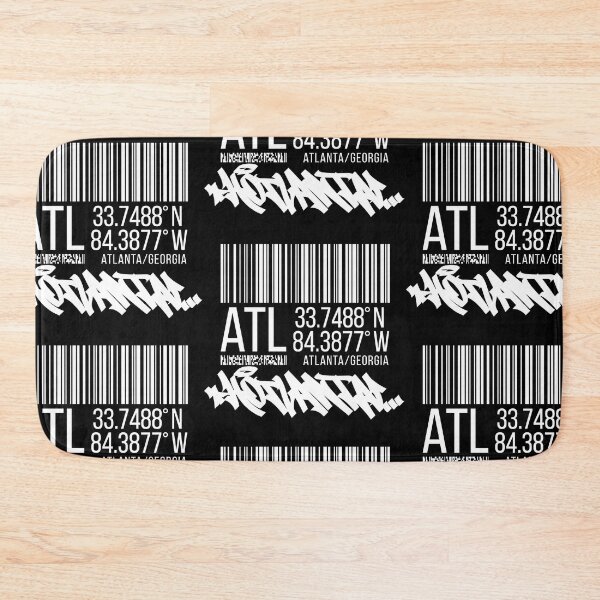 Item preview, Atlanta, GA (white) designed and sold by ICYMI-DZNS.