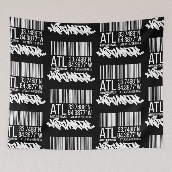 Item preview, Atlanta, GA (white) designed and sold by ICYMI-DZNS.