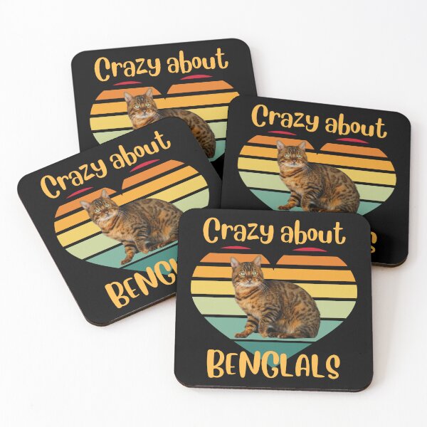 Item preview, Crazy About Bengal Cats designed and sold by BluePlanetMerch.