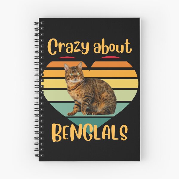 Artikelvorschau, Verrückt nach Bengalkatzen entworfen und verkauft von BluePlanetMerch.