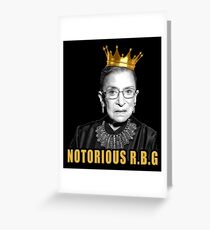 The Notorious Ruth Bader Ginsburg (RBG) Greeting Card