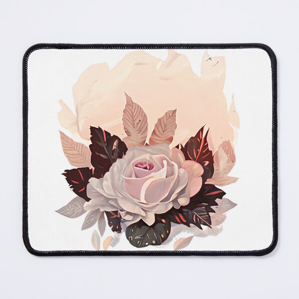 Item preview, Abstract pink autumn rose designed and sold by EdeniaArtStudio.
