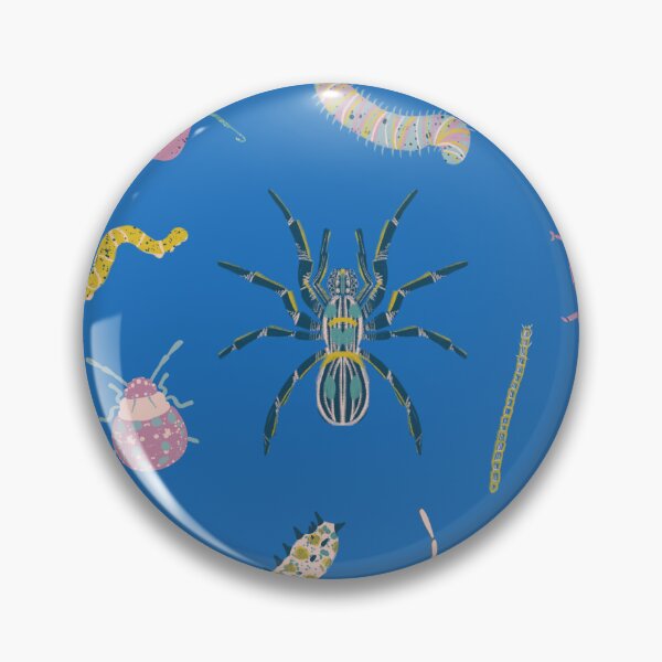 Item preview, Beetles and bugs - blue background designed and sold by LucyFaulke.