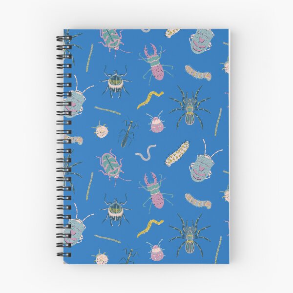 Item preview, Beetles and bugs - blue background designed and sold by LucyFaulke.