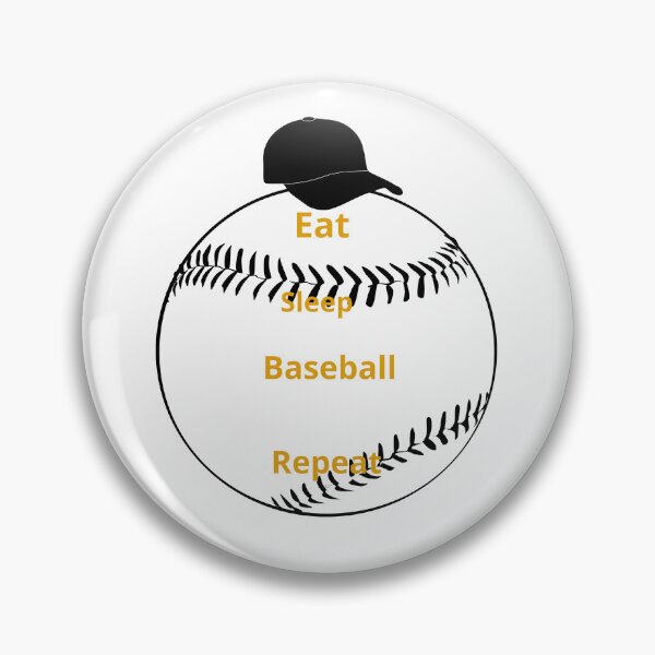 Item preview, Eat Sleep Baseball Repeat Baseball Player Funny Baseball  designed and sold by Moronova   ⭐⭐⭐⭐⭐.