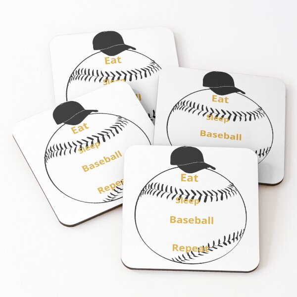 Item preview, Eat Sleep Baseball Repeat Baseball Player Funny Baseball  designed and sold by Moronova   ⭐⭐⭐⭐⭐.