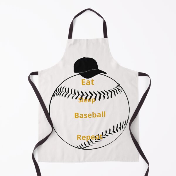 Item preview, Eat Sleep Baseball Repeat Baseball Player Funny Baseball designed and sold by Moronova ⭐⭐⭐⭐⭐.