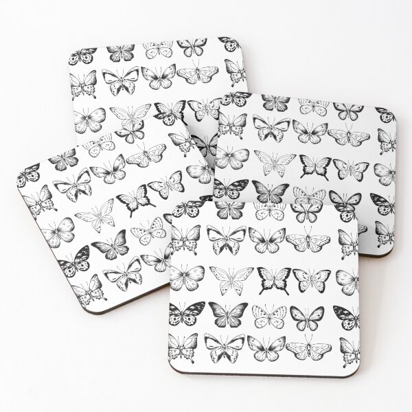 Item preview, butterflies designed and sold by SaharaaDraws.