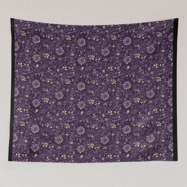 Item preview, Purple Floral Graphic designed and sold by NuCrescentApp.