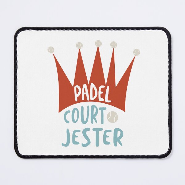 Item preview, Padel Pun Padel Court Jester designed and sold by whyitsme.