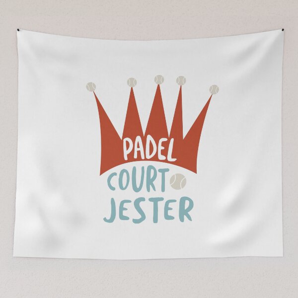 Item preview, Padel Pun Padel Court Jester designed and sold by whyitsme.