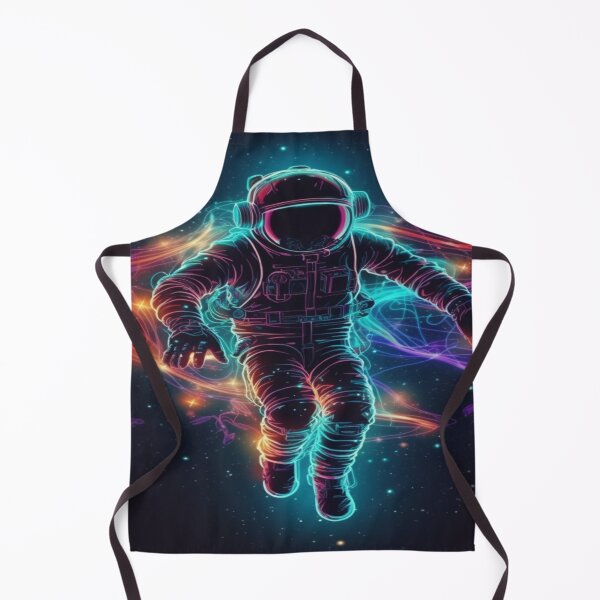 Aperçu de l'œuvre homme de l'espace au néon créée et vendue par lezario.