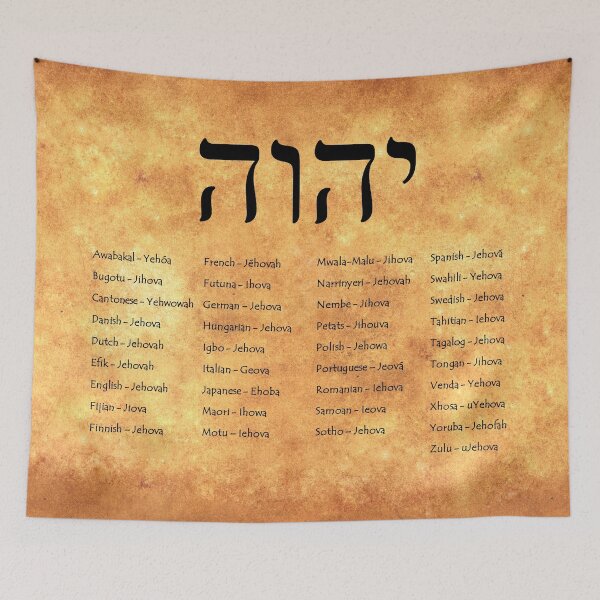 Item preview, God’s Personal Name in 37 Major Languages designed and sold by DEL-Productions.