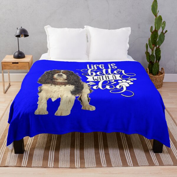 Item preview, King Charles Spaniel Dog Pet Owner Life Is Better With A Dog designed and sold by fantasticdesign.