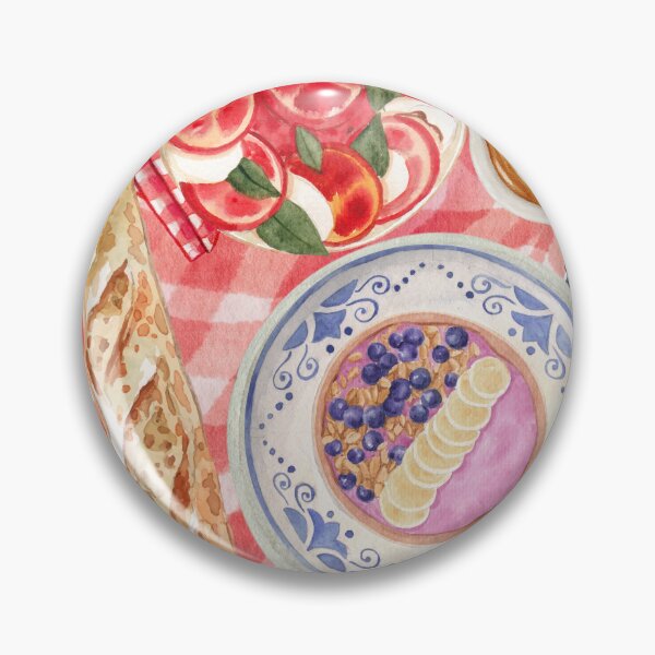 Item preview, Brunch watercolor summer vibes |fruits artwork  designed and sold by Mused by Melancholy.