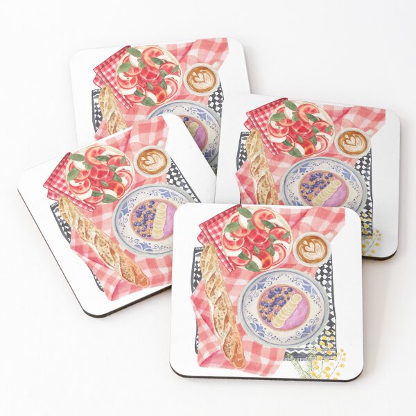 Item preview, Brunch watercolor summer vibes |fruits artwork  designed and sold by Mused by Melancholy.
