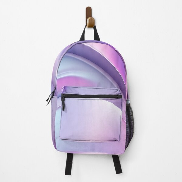 Item preview, Holographic neon curved wave in motion. Purple wallpaper background. Holographic gradient designed and sold by anytka.