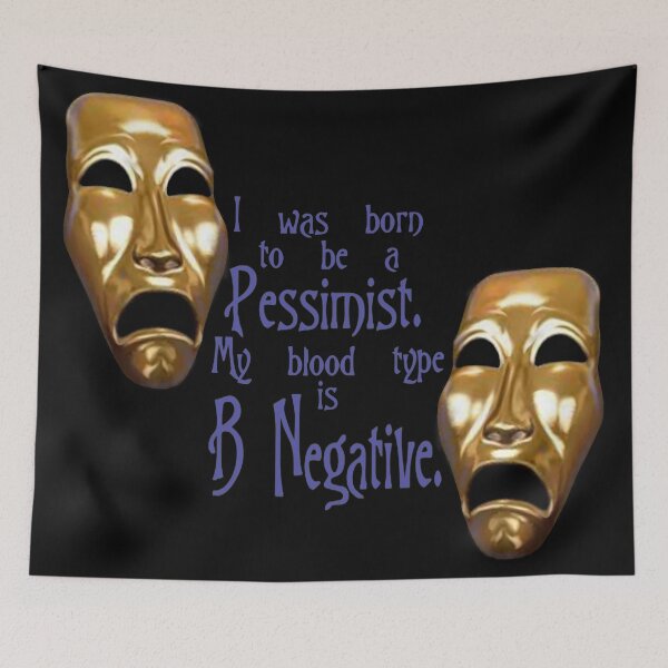 Item preview, A Born Pessimist designed and sold by Kestrelle.