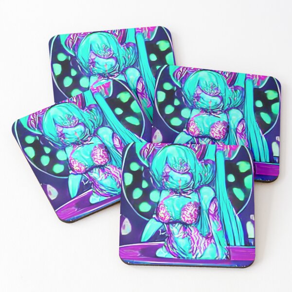 Item preview, cybernetic nightclub girl designed and sold by Roachwaifu.
