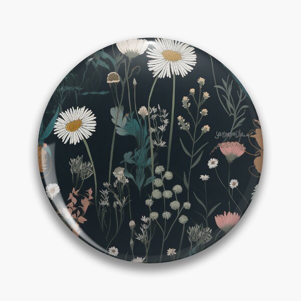 Item preview, Vintage black flower designed and sold by PolarInk.