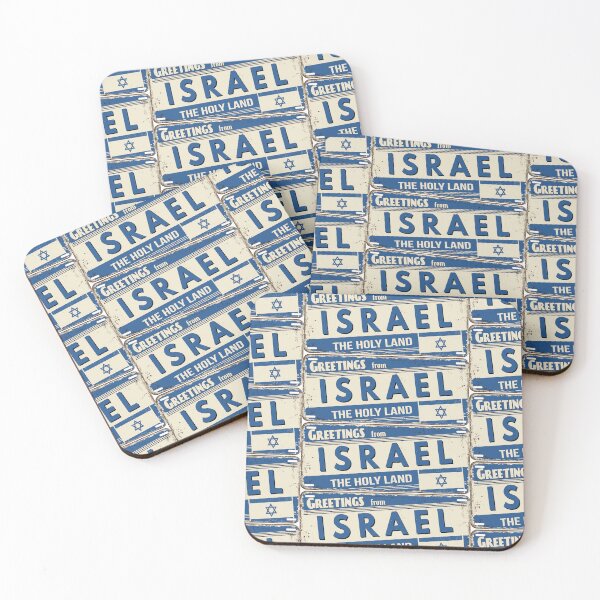 Item preview, Israel The Holy Land Tel Aviv Jerusalem License Plate Greetings designed and sold by DESTINATIONS DECAL DOS.