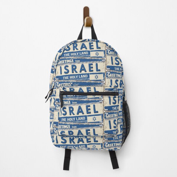 Artikelvorschau, Israel Das Heilige Land Tel Aviv Jerusalem Kfz-Kennzeichen-Grüße entworfen und verkauft von DESTINATIONS DECAL DOS.