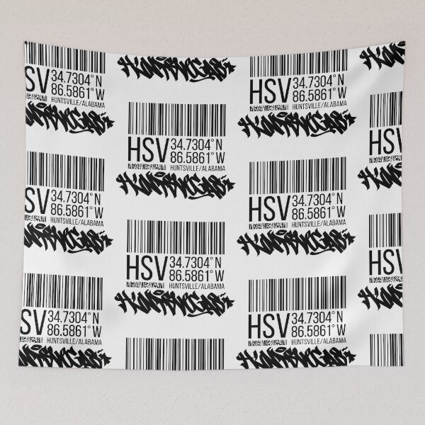 Item preview, Huntsville, AL (black) designed and sold by ICYMI-DZNS.