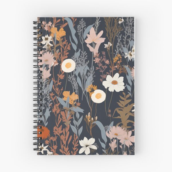 Item preview, Patrón de flores vintage negras designed and sold by PolarInk.