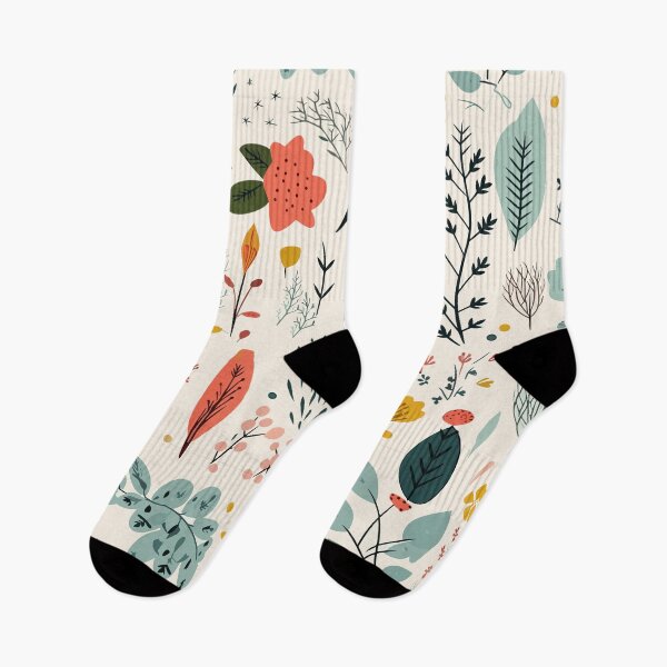 Item preview, Botanical Set With Pretty Colors: Autumn Flowers designed and sold by TopArtsy.