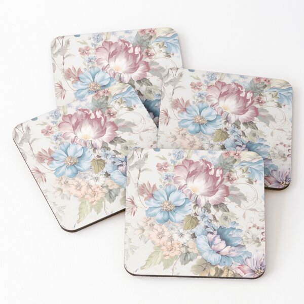 Item preview, A soft and delicate chintz floral pattern designed and sold by Paul-Rand.