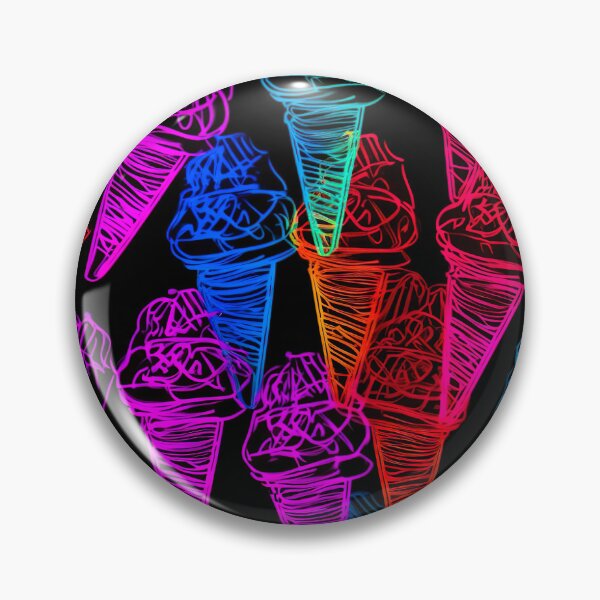 Item preview, Blacklight Ice Cream Cones designed and sold by Matt's Artificial Nature.