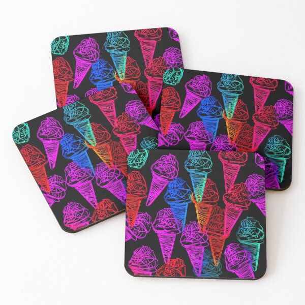 Item preview, Blacklight Ice Cream Cones designed and sold by Matt's Artificial Nature.