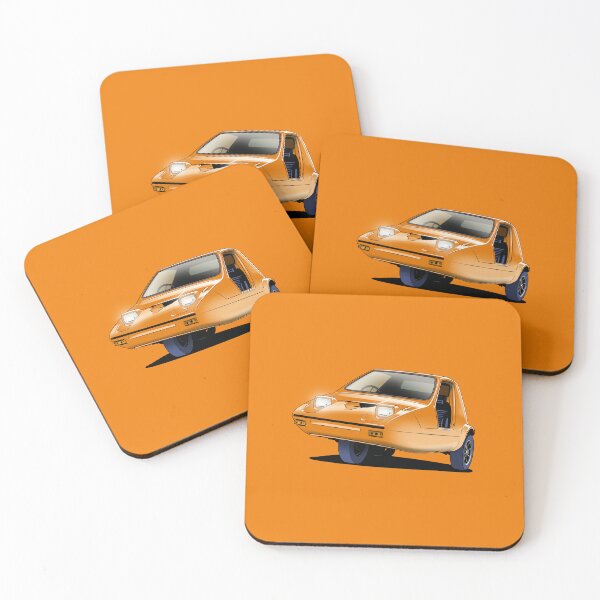 Item preview, Bond Bug 3 wheel car designed and sold by Webazoot Industries - Car Art.