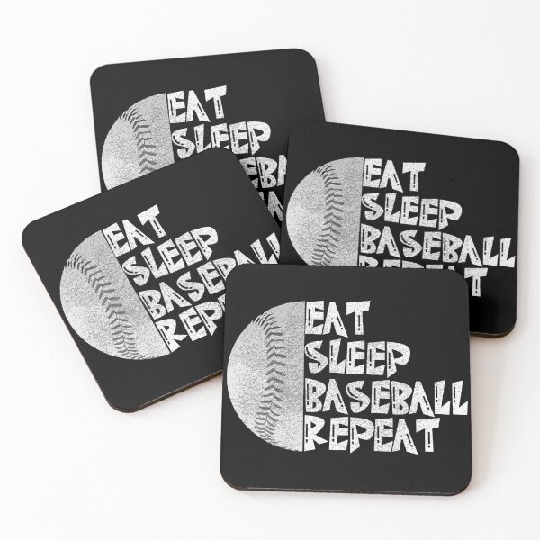 Item preview, Baseball Fan Eat Sleep Baseball Repeat Sports Fans designed and sold by CharJens.