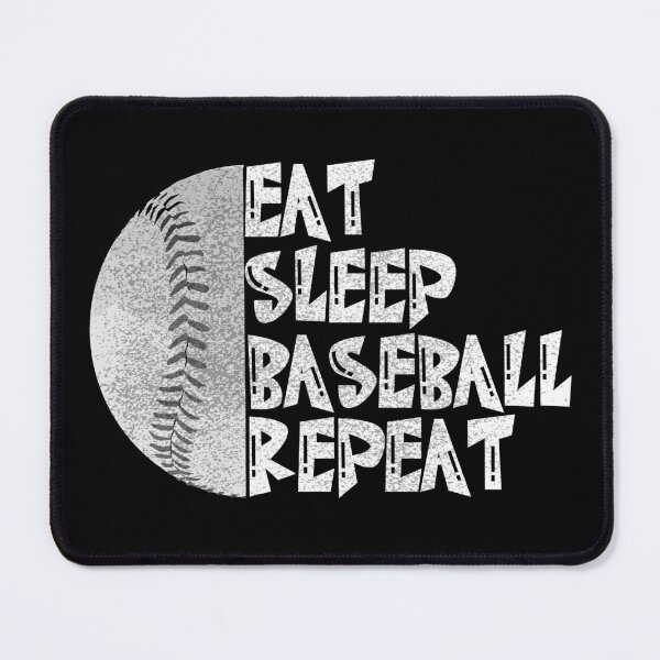 Item preview, Baseball Fan Eat Sleep Baseball Repeat Sports Fans designed and sold by CharJens.