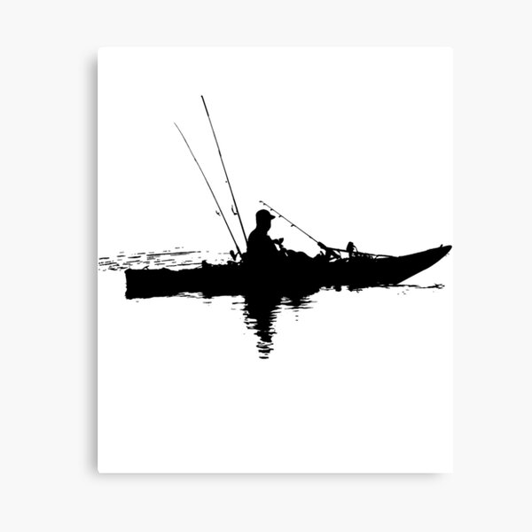 Kayak Fishing Canvas Print