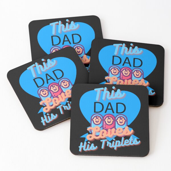 Item preview, This Dad Loves His Triplets Two Sons And Daughter designed and sold by michallaga.