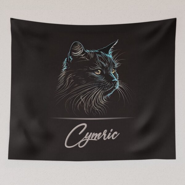 Item preview, Cymric Portrait designed and sold by Best-Breeds.
