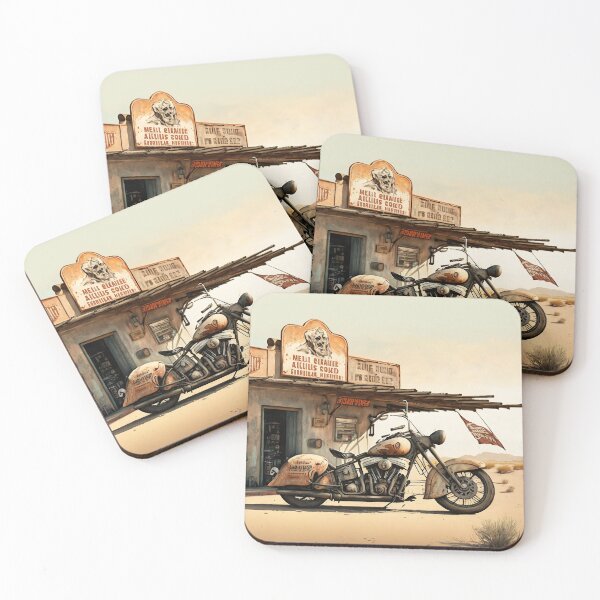 Item preview, Gas station in the desert designed and sold by hhh-art.